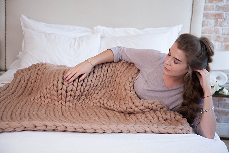 Nordic Thick Wool Hand-woven Blanket