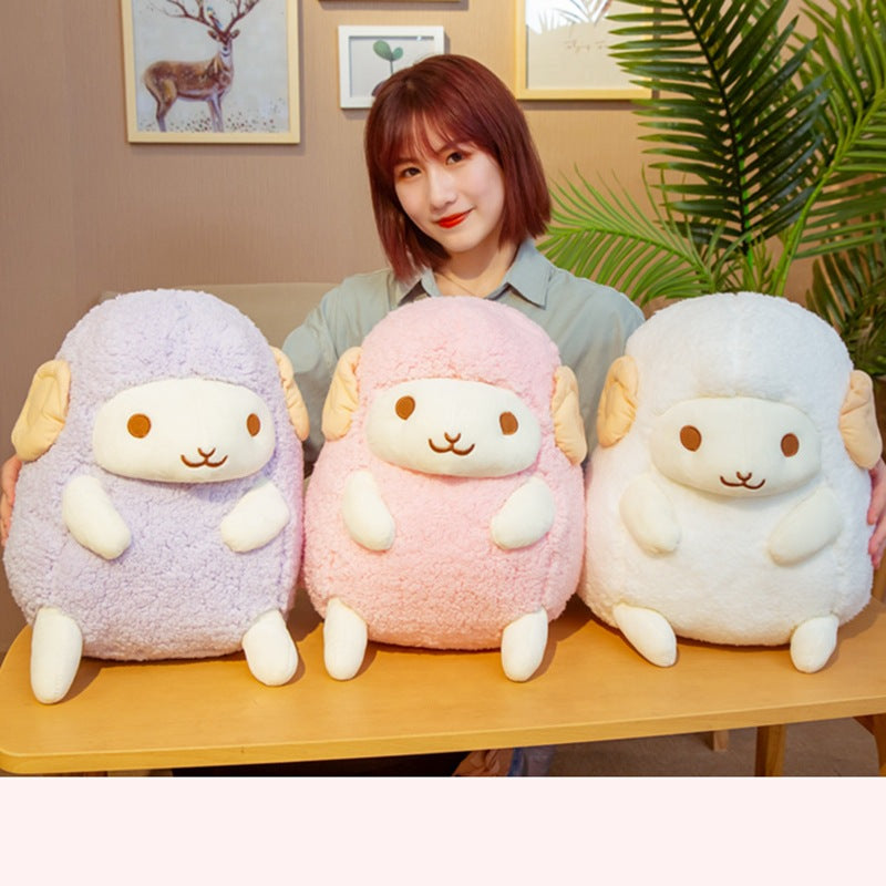 Cute Sitting Little Sheep Plush Toy